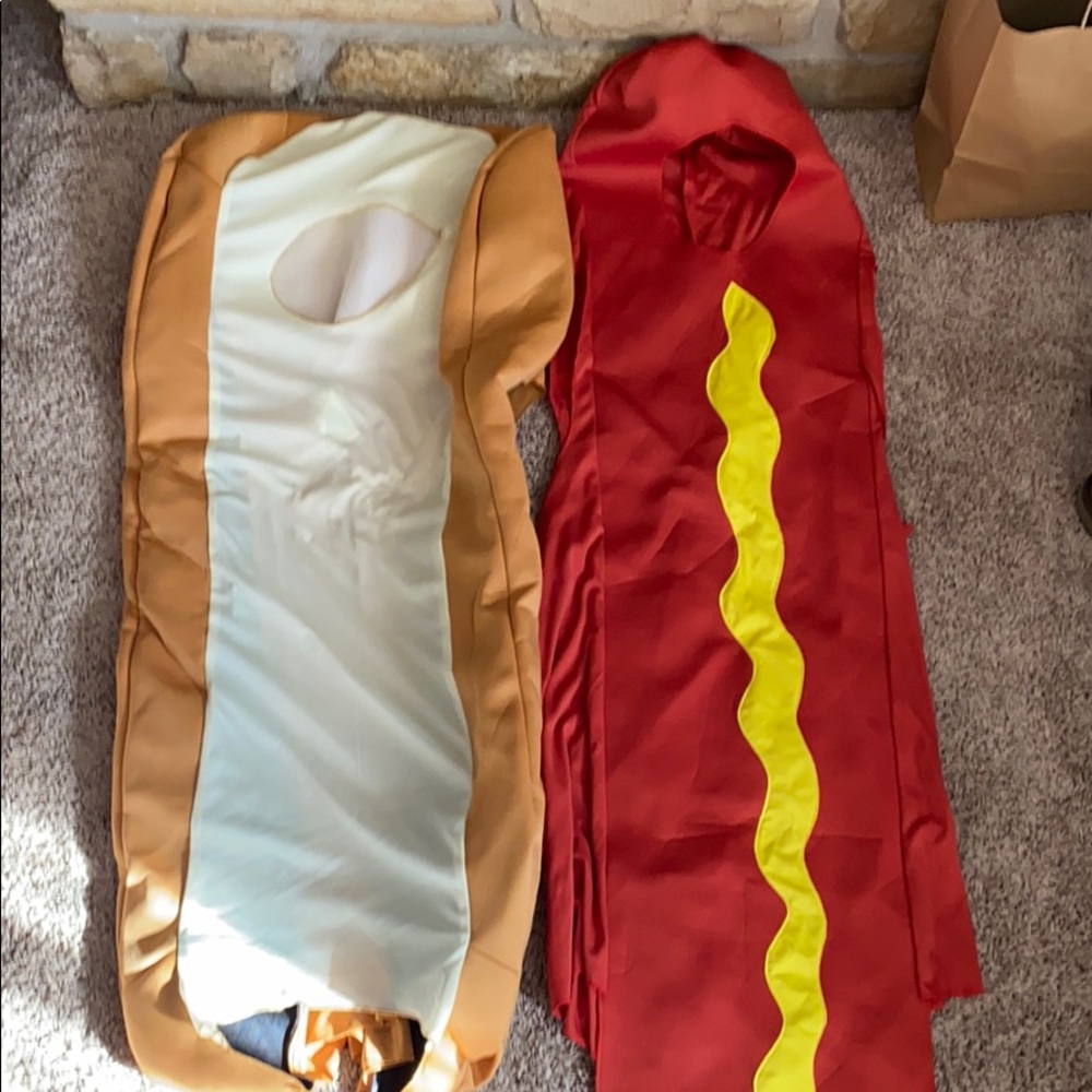 Hot Dog and Bun Couples Costume